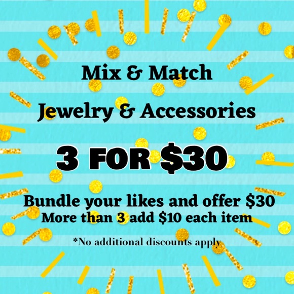 3/$30 Jewelry Sale Mix & Match - Picture 1 of 1